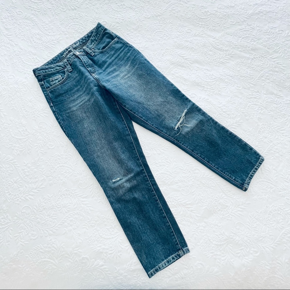 Universal Thread Highest Rise Straight Ripped Jean - image 1